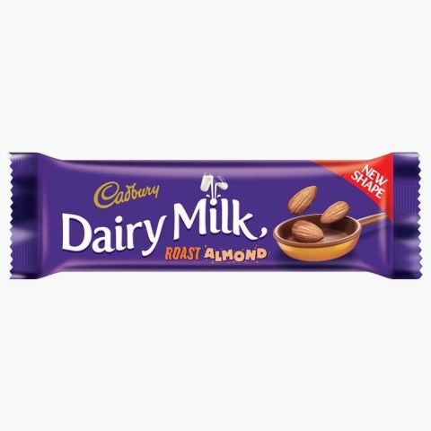 Cadbury Dairy Milk Roasted Almond Chocolate, 38g, (Local)