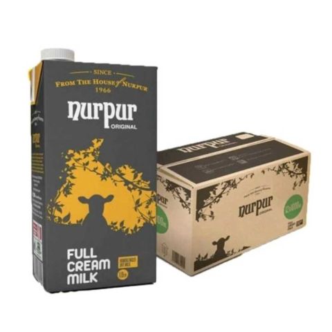 Nurpur Full Cream Milk 1000ml, 12 Piece Carton