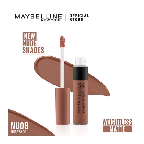 Maybelline Color Sensational Liquid Matte, NU08, Nude Shot