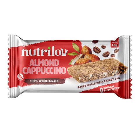 Nutri Lov Granola Bars, Almond Cappuccino, 45g