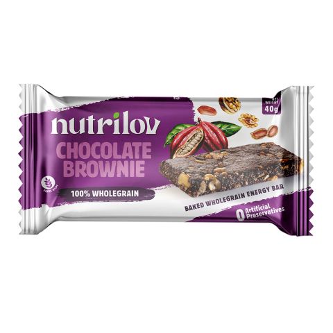 Nutri Lov Granola Bars, Chocolate Brownie, 45g