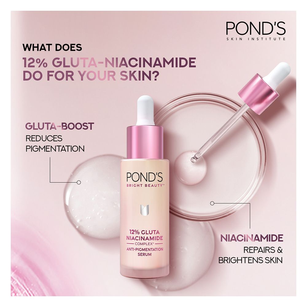 ponds glutathione serum Buy Pond's Bright Beauty 12% Gluta Niacinamide Anti Pigmentation Serum, 30g Online at Special Price in Pakistan Epitalon Peptide – The Item Volume::1 Fluid Ounce Pigmentation Serum sinus relief
