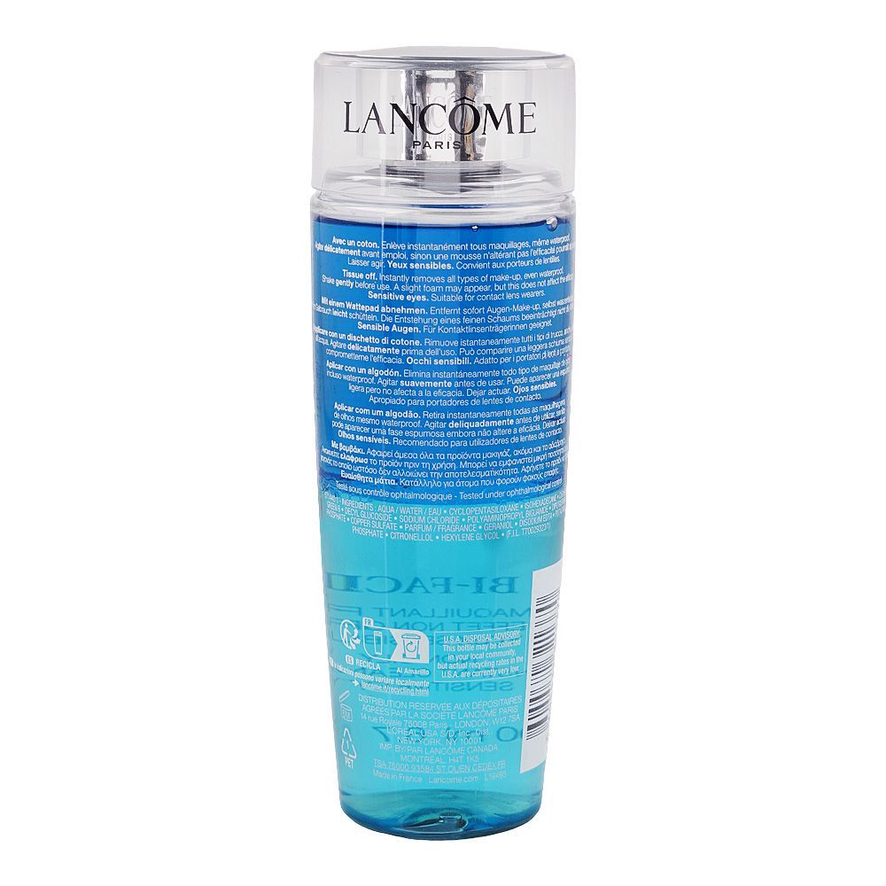 Lancome Paris Bi-Facil Non-Oily Instant Cleanser Sensitive Eyes, 200ml