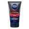 Nivea Men Acne 8 Hours Oil Clear Acne Defense+Purify Charcoal Scrub, Charcoal+Salicylic, No Skin Dry Out, 100ml