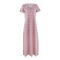 IFG 1-Piece Butterfly Nightdress, Full Length Cotton Nighty, Peach, 714