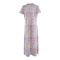 IFG 1-Piece Floral Nightdress, Full Length Cotton Nighty, Pink, 718