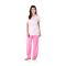 IFG 2-Piece Pajama Set, Knitted Cotton Top & Trouser, Pink, PS-92