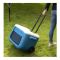 Coleman 50 Quart Polylite Wheeled Cooler, 47 Liter Portable Ice Box for Camping, Drinks & Picnics, Blue, 36081