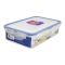 Lock & Lock Rectangular Short Food Storage Container, With Divider, 800ml LLHPL816C