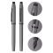 Cross Century II Gunmetal Gray Fountain Pen With Medium Nib Plated With Polished Black PVD, AT0086-115