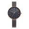 Obaku Women's Grey Round Dial With Bracelet Analog Watch, V211LXVJMJ