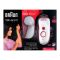 Braun Silk Epil 5 Legs Facial Cleansing Brush + Epilator, 5329, White/Red