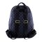 Louis Vuitton Style Women Backpack Check Black - 0819