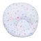 Angel's Kiss Round Baby Pillow, White