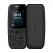 Nokia 105 2019 Dual Sim Mobile Phone, Black, TA-1174