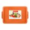 Lion Star Clear Box Multi-Purpose Container, No. 30, Orange, FX-5