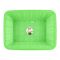 Lion Star Square Basket, Medium, 15x12x5 Inches, Green, BW-27