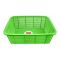 Lion Star Basket Square, Large, 19x14.5x7 Inches, Green, BW-28