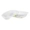 Corelle Oblong Dish Elegant City With Plastic Cover, 1.89 Liter, D-64-EC