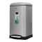 Home Fresh Step Trash Bin, 12 Liters, Square, SS, HF-0018