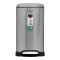 Home Fresh Step Trash Bin, 12 Liters, Square, SS, HF-0018