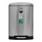 Home Fresh Step Trash Bin, 12 Liters, Rectangular, SS, HF-0026