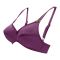 BeBelle Klassilk Dual Layer Fabric Bra, Purple