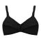 BeBelle Tulips Embroidered Cotton Bra, Beyond Basics, Black, 1351