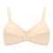 BeBelle Tulips Embroidered Cotton Bra, Beyond Basics, Skin, 1344