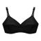 BeBelle Xclence Embroidered Cotton Bra, Comfort & Control, Black, 1134