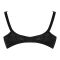 BeBelle X-Over Cup/Cross Lace Bra, Comfort & Control, Black, 1095