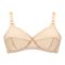 BeBelle X-Over Cup/Cross Lace Bra, Comfort & Control, Skin, 1086