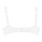 BeBelle Tulips Embroidered Cotton Bra, Beyond Basics, White, 1342