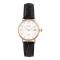 Omax Women Watch HDL07R35I, White Dial & Brown Texture Strap