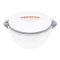 Happy Ware Hot Pot With Lock, 21x16x12cm, 1000ml, White Su-619