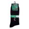 Knit Line Men's Computerized Knitted Cotton Socks, Black