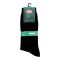 Knit Line Men's Computerized Knitted Cotton Socks, Black