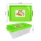 Lion Star Plastic BPA-Free No.30 Clear Box With Chrome Handle, Green, FX-5