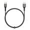 Aukey Impulse Titan AC Kevlar Core USB-A To USB-C Cable, 1.2m, Black, CB-AKC1