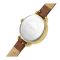 Timex Women's Standard Demi 30mm Leather Strap Watch Golden Tone, TW2U60000