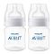 Avent Anti-Colic Wide Neck Feeding Bottle, 0m+, 125ml, 2-Pack, SCF810/27