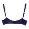 BeBelle TLP-Hearts Cotton Bra, Beyond Basics, Navy Blue, 1482