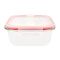 Pyrex Easy Vent Square Glass Food Storage With Lid, 805ml, PX-EV805S