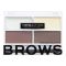 Makeup Revolution Relove Colour Cult Brow Palette, Dark