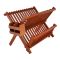 Amwares Mango Wood Dish Rack, 010009