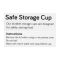 Cuddles Safe Storage Cups, Multi Color, 3-Pack, 236ml