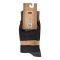 Knit Line Mens Organic Cotton Jakard Lycra Socks, JC-Grey