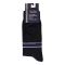 Knit Line Mens Lycra Comfort Cotton Socks, Blue