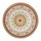 Sky Melamine Thal, Large, Golden, 18 Inches, Elegant Serving Plate, Durable Design