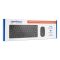 Manhattan Slim Wireless Keyboard And Optical Mouse Set 180443, Wireless Connection With USB-A Receiver, Multimedia Buttons